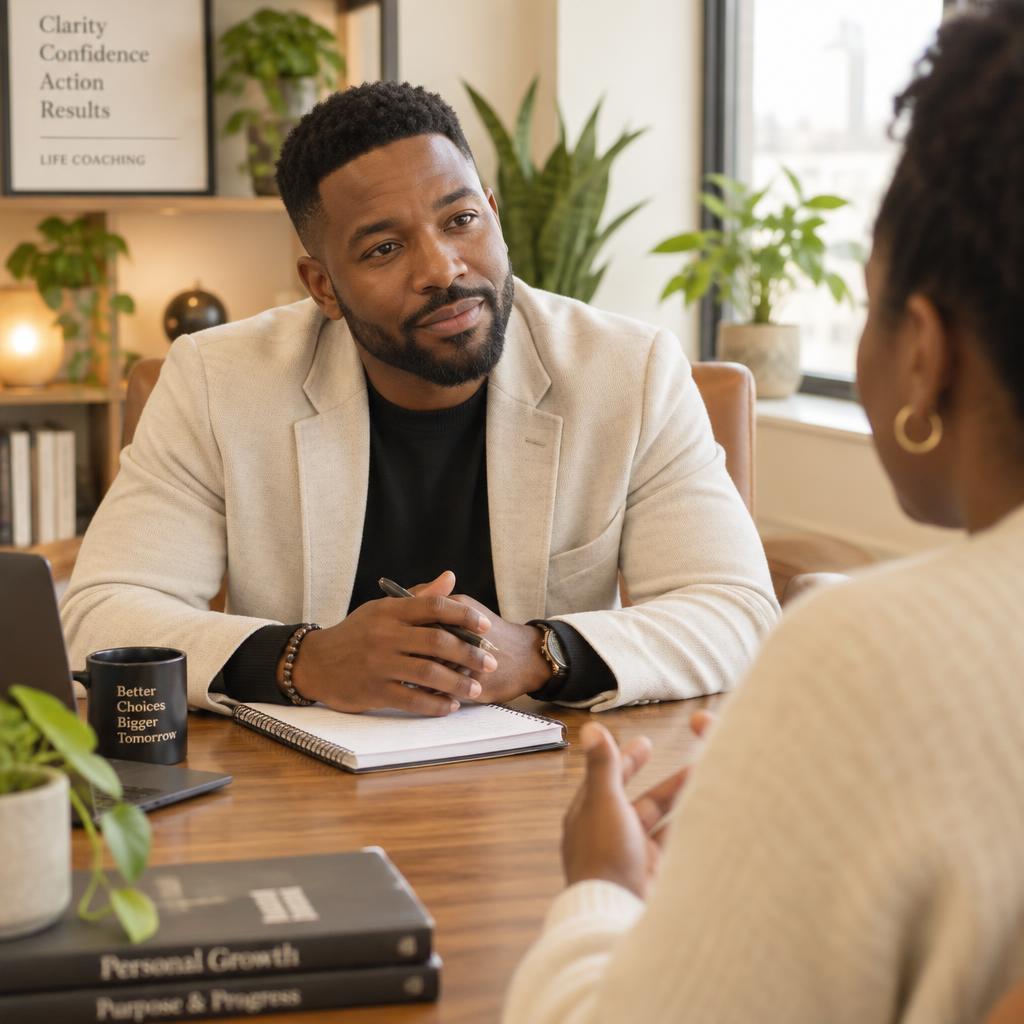 A calm coaching conversation